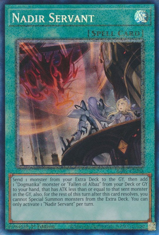 Nadir Servant [RA01-EN062] Prismatic Collector's Rare | Odin's Place