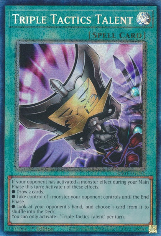 Triple Tactics Talent [RA01-EN063] Prismatic Collector's Rare | Odin's Place