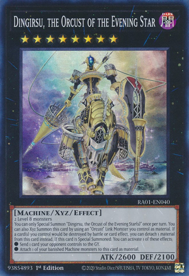 Dingirsu, the Orcust of the Evening Star [RA01-EN040] Super Rare | Odin's Place