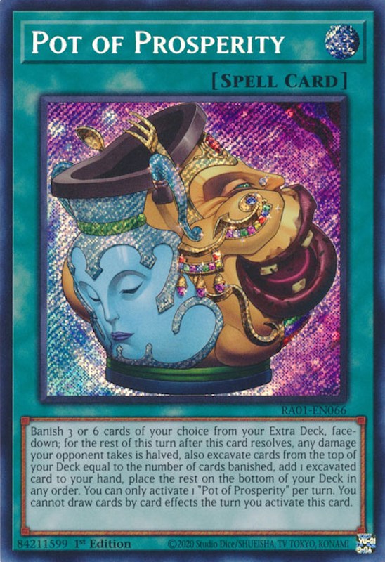 Pot of Prosperity [RA01-EN066] Secret Rare | Odin's Place