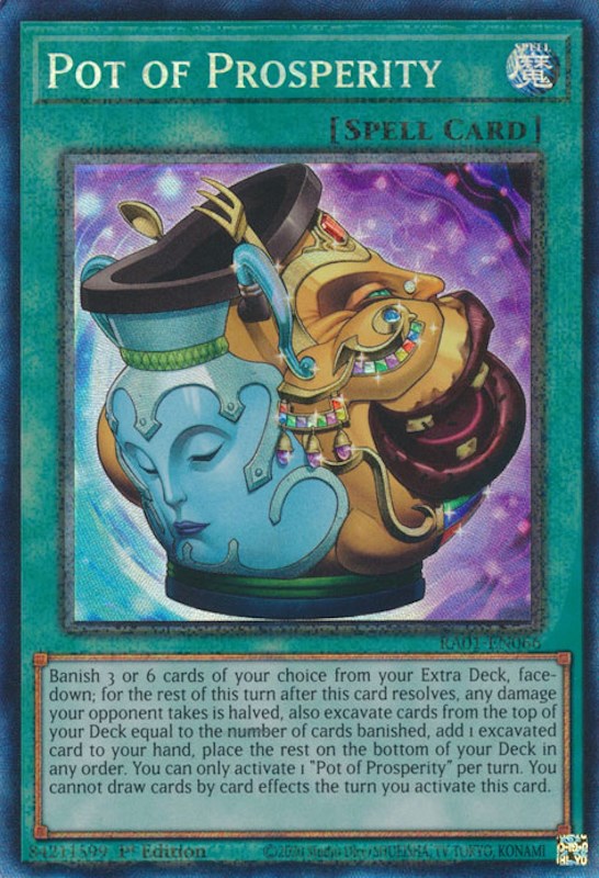 Pot of Prosperity [RA01-EN066] Prismatic Collector's Rare | Odin's Place