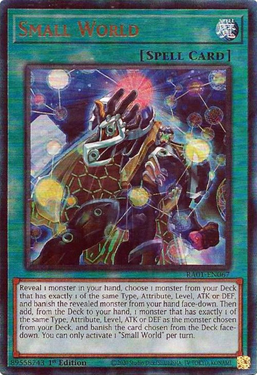 Small World [RA01-EN067] Prismatic Ultimate Rare | Odin's Place