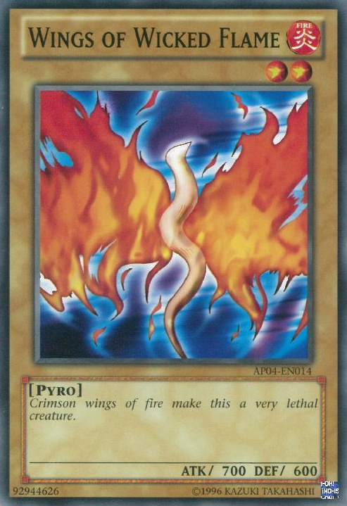 Wings of Wicked Flame [AP04-EN014] Common | Odin's Place