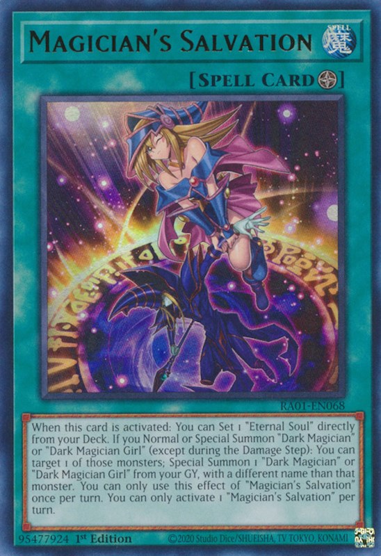Magician's Salvation [RA01-EN068] Ultra Rare | Odin's Place
