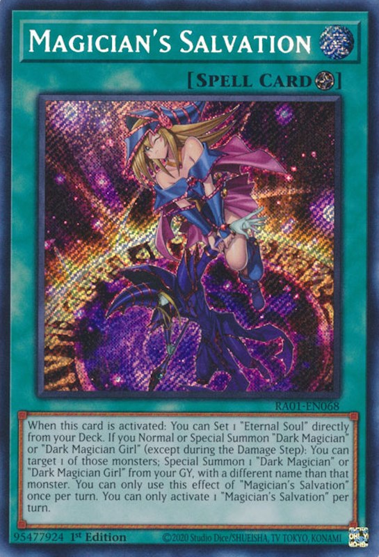Magician's Salvation [RA01-EN068] Secret Rare | Odin's Place