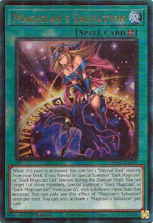 Magician's Salvation [RA01-EN068] Prismatic Ultimate Rare | Odin's Place