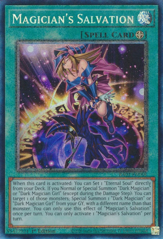 Magician's Salvation [RA01-EN068] Prismatic Collector's Rare | Odin's Place