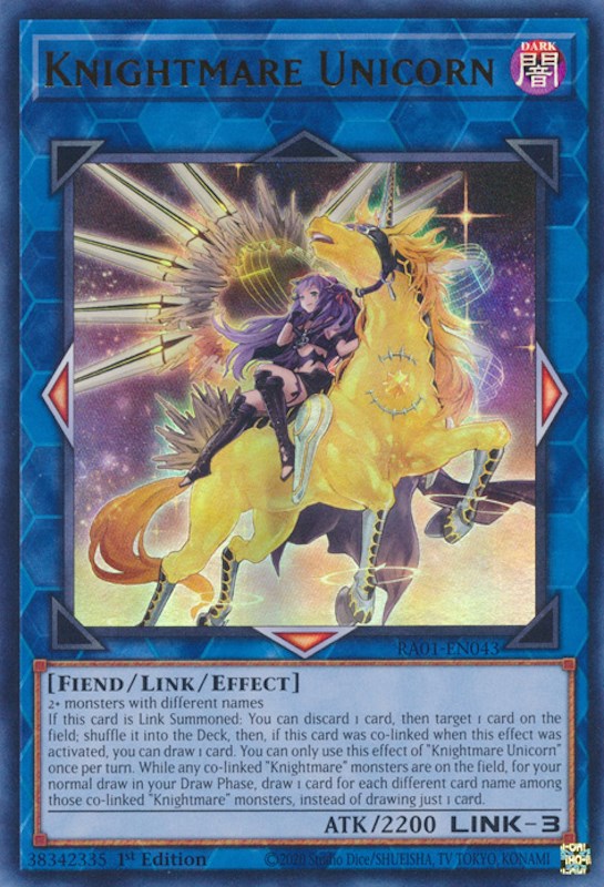 Knightmare Unicorn (Alternate Art) [RA01-EN043] Ultra Rare | Odin's Place