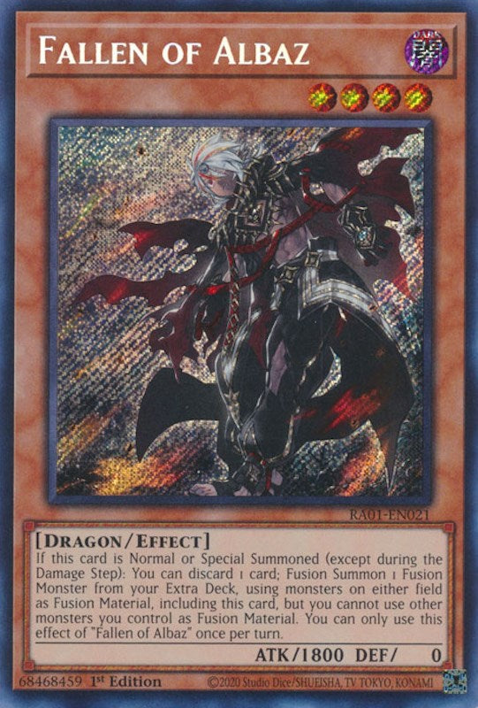 Fallen of Albaz [RA01-EN021] Secret Rare | Odin's Place