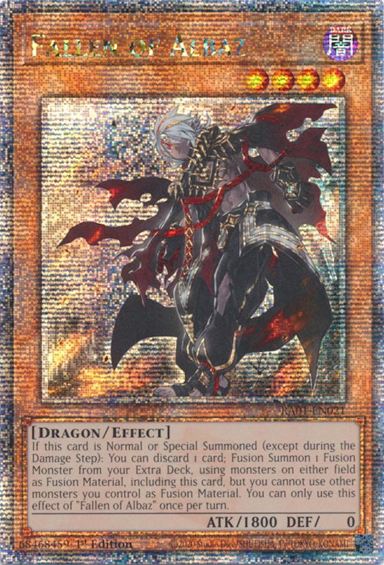 Fallen of Albaz [RA01-EN021] Quarter Century Secret Rare | Odin's Place
