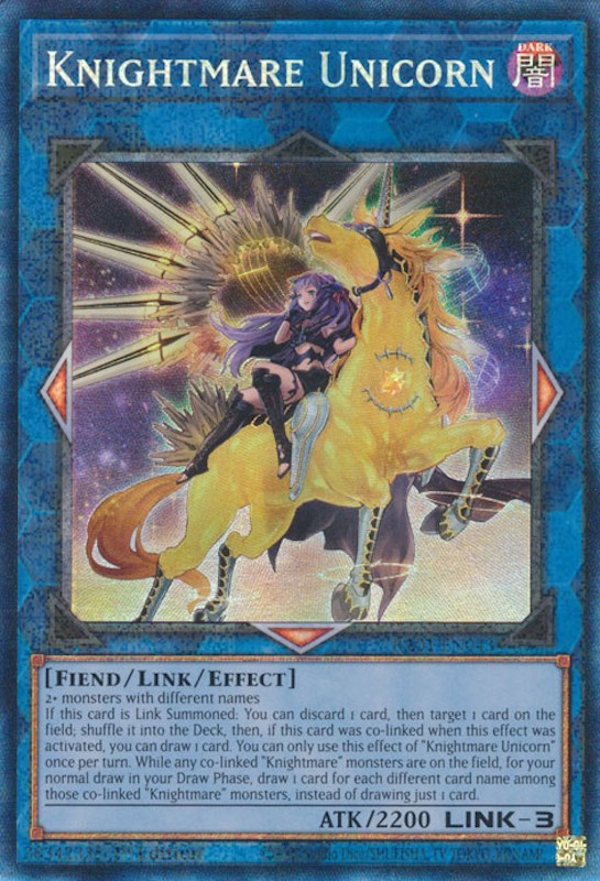 Knightmare Unicorn (Alternate Art) [RA01-EN043] Prismatic Collector's Rare | Odin's Place