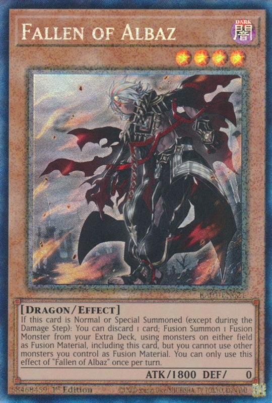 Fallen of Albaz [RA01-EN021] Prismatic Collector's Rare | Odin's Place