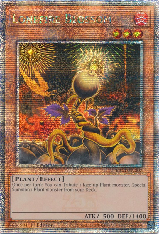 Lonefire Blossom [RA01-EN002] Quarter Century Secret Rare | Odin's Place