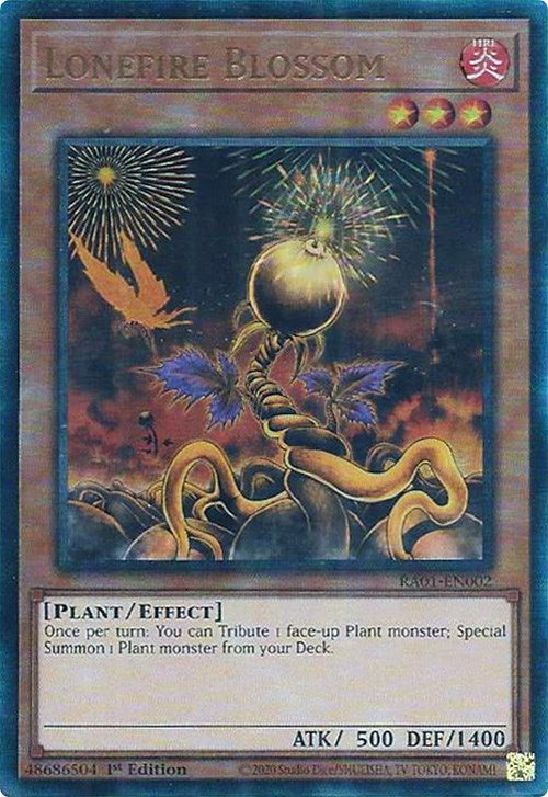 Lonefire Blossom [RA01-EN002] Prismatic Ultimate Rare | Odin's Place