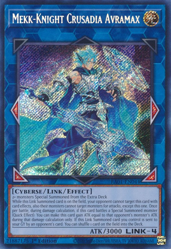 Mekk-Knight Crusadia Avramax [RA01-EN044] Secret Rare | Odin's Place