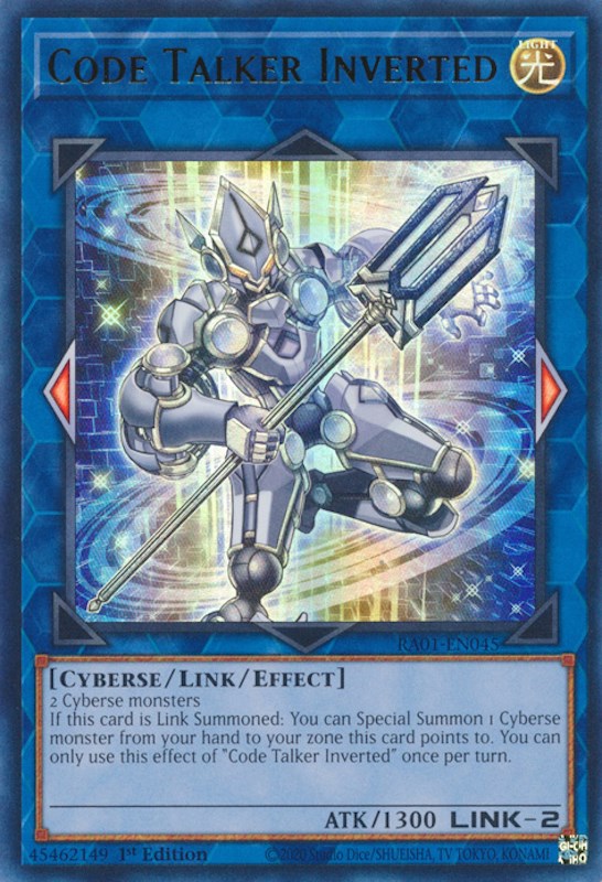 Code Talker Inverted [RA01-EN045] Ultra Rare | Odin's Place