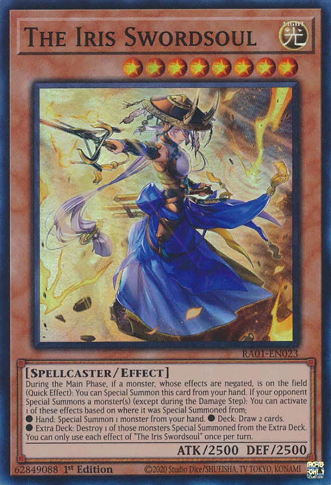 The Iris Swordsoul [RA01-EN023] Super Rare | Odin's Place