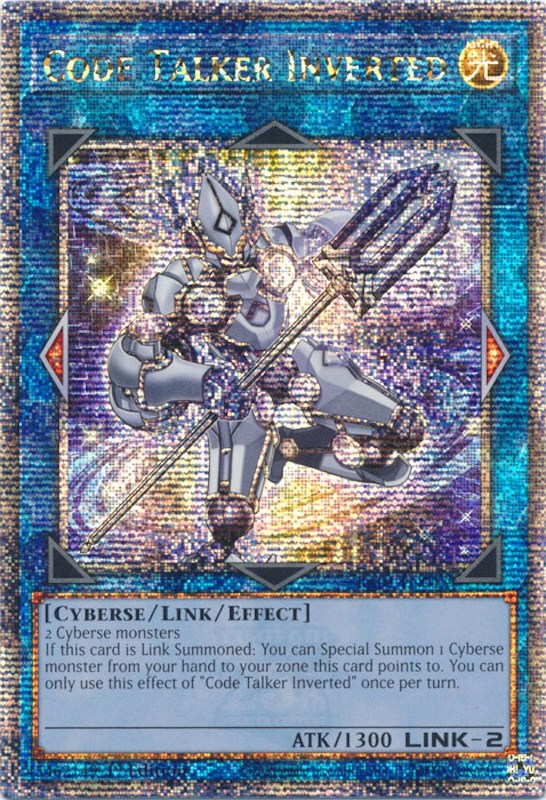 Code Talker Inverted [RA01-EN045] Quarter Century Secret Rare | Odin's Place