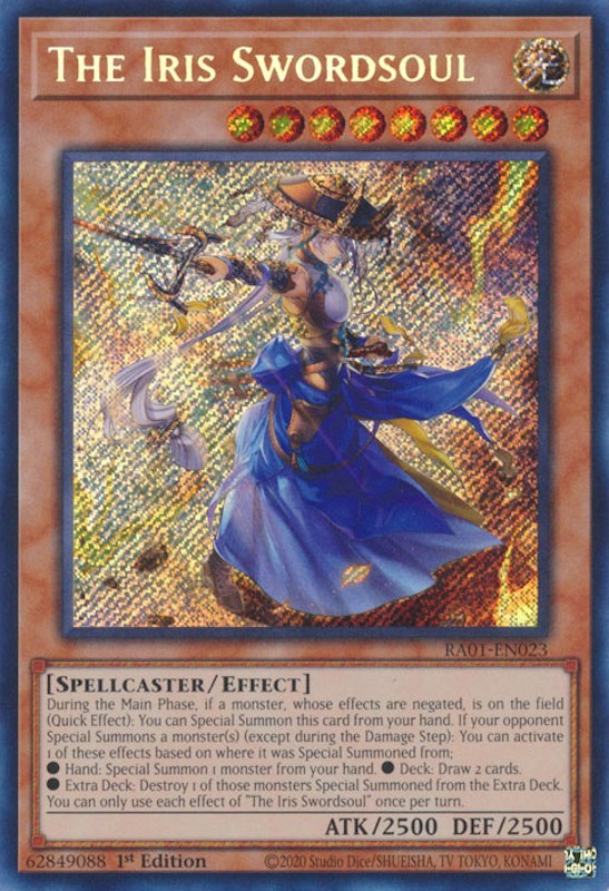 The Iris Swordsoul [RA01-EN023] Secret Rare | Odin's Place