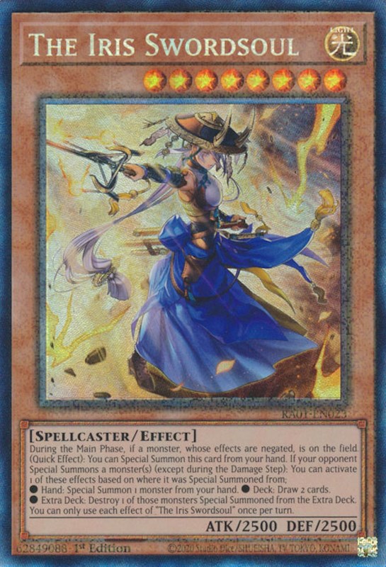 The Iris Swordsoul [RA01-EN023] Prismatic Collector's Rare | Odin's Place