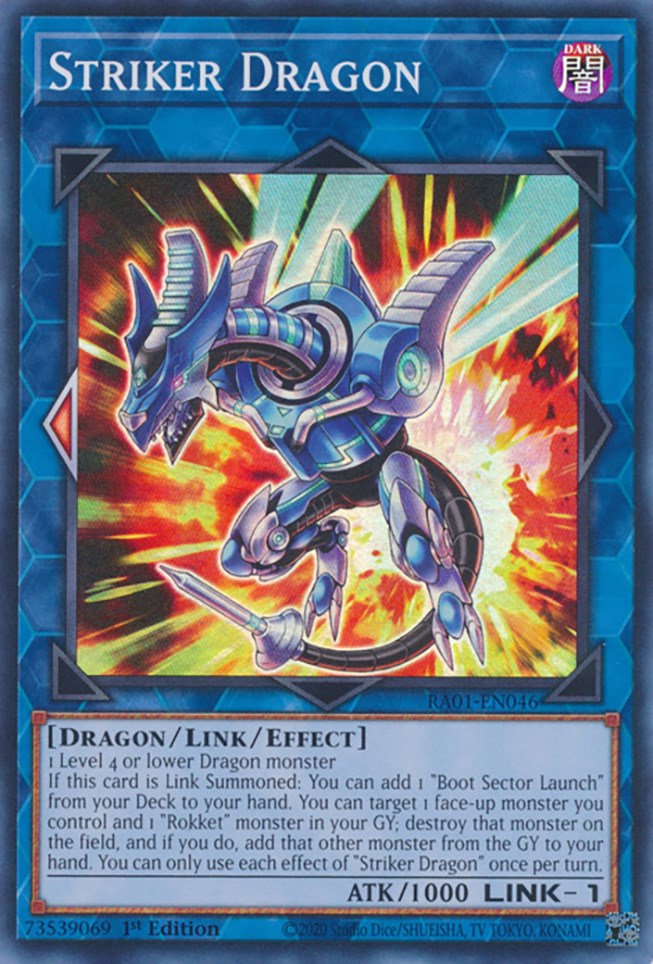 Striker Dragon [RA01-EN046] Super Rare | Odin's Place