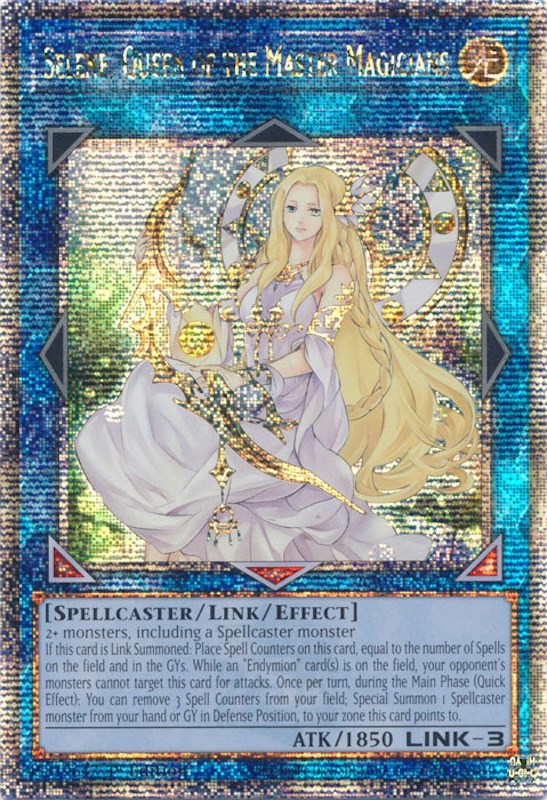 Selene, Queen of the Master Magicians [RA01-EN047] Quarter Century Secret Rare | Odin's Place