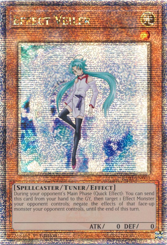 Effect Veiler [RA01-EN003] Quarter Century Secret Rare | Odin's Place