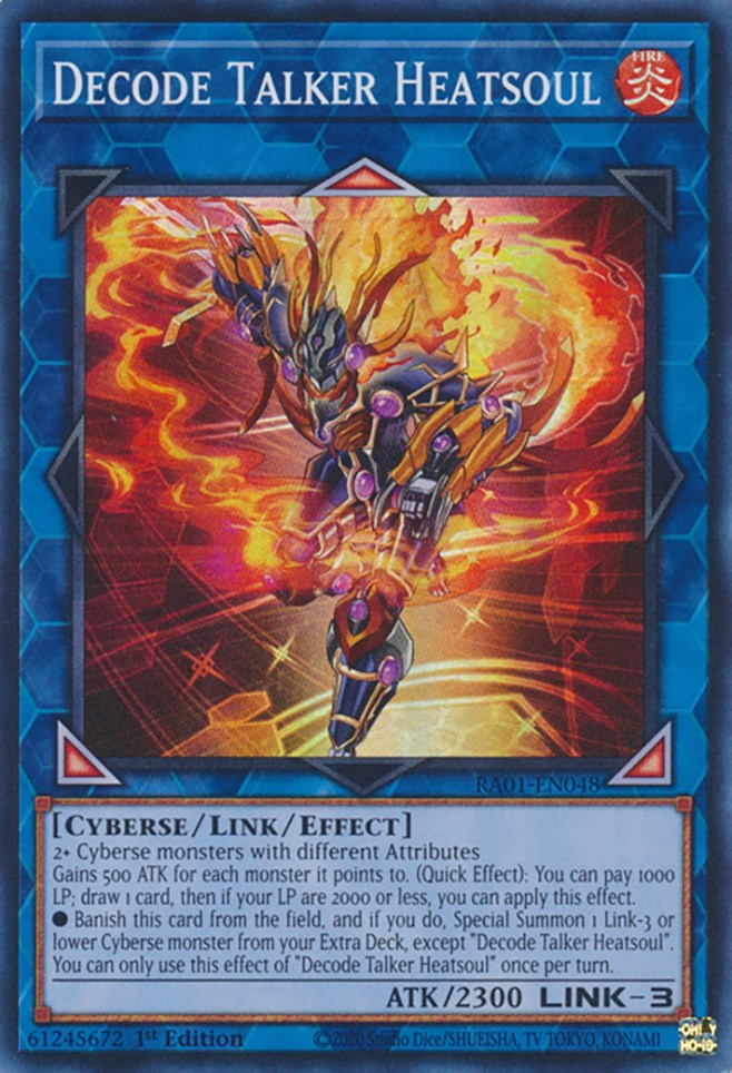 Decode Talker Heatsoul [RA01-EN048] Super Rare | Odin's Place