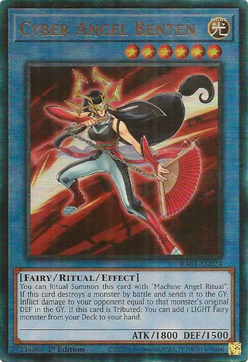 Cyber Angel Benten [RA01-EN024] Prismatic Ultimate Rare | Odin's Place