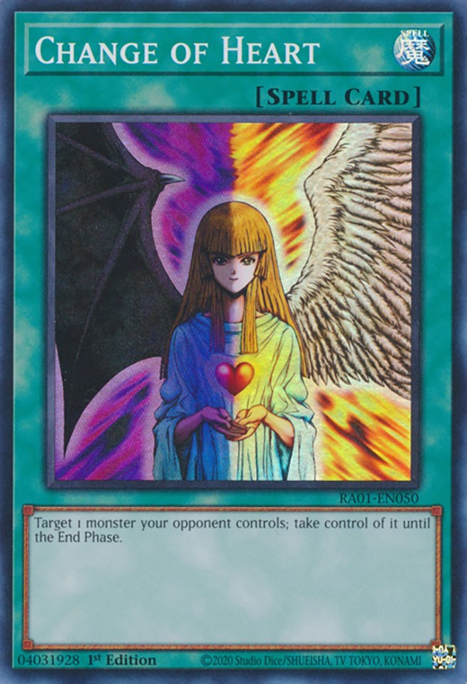 Change of Heart [RA01-EN050] Super Rare | Odin's Place