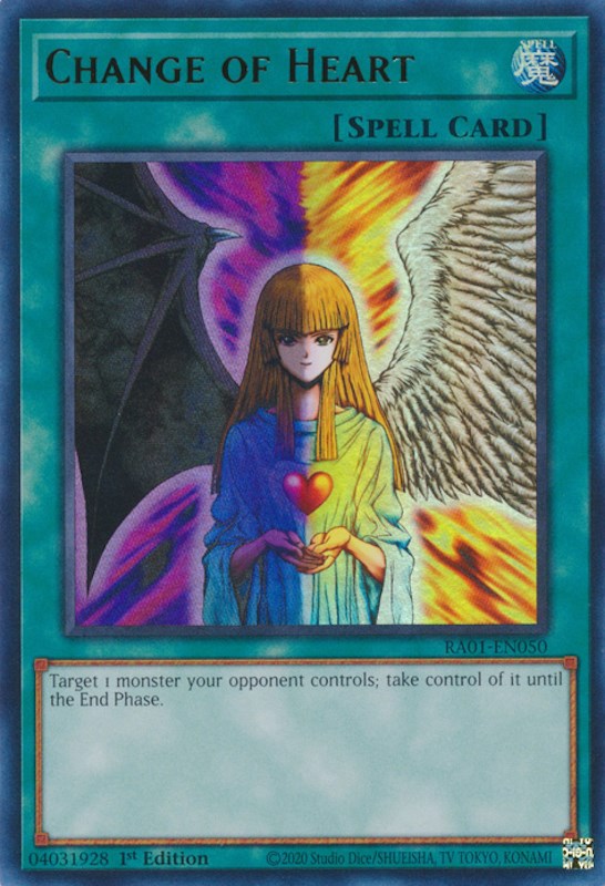 Change of Heart [RA01-EN050] Ultra Rare | Odin's Place