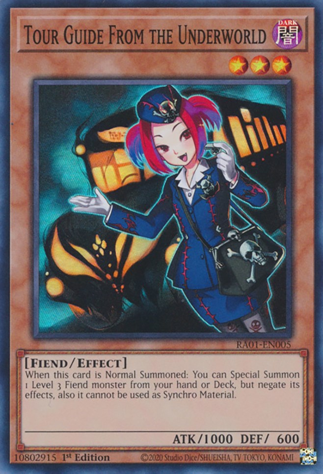 Tour Guide From the Underworld [RA01-EN005] Super Rare | Odin's Place
