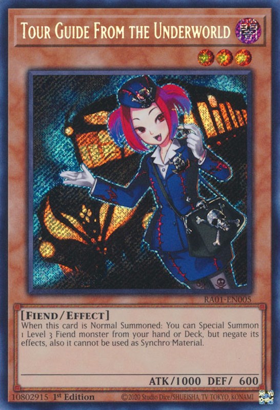 Tour Guide From the Underworld [RA01-EN005] Secret Rare | Odin's Place