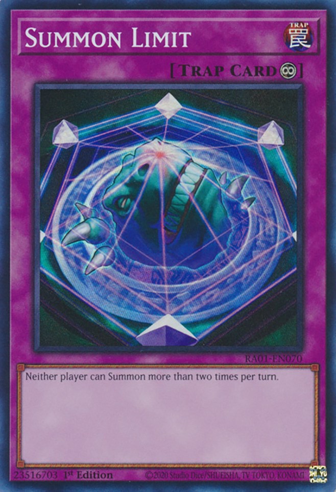 Summon Limit [RA01-EN070] Super Rare | Odin's Place