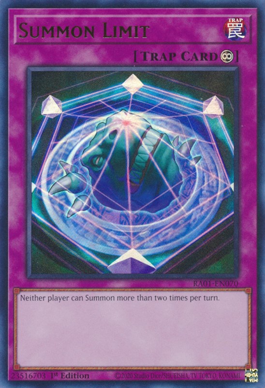 Summon Limit [RA01-EN070] Ultra Rare | Odin's Place