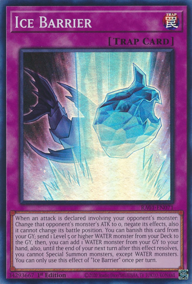 Ice Barrier [RA01-EN071] Super Rare | Odin's Place