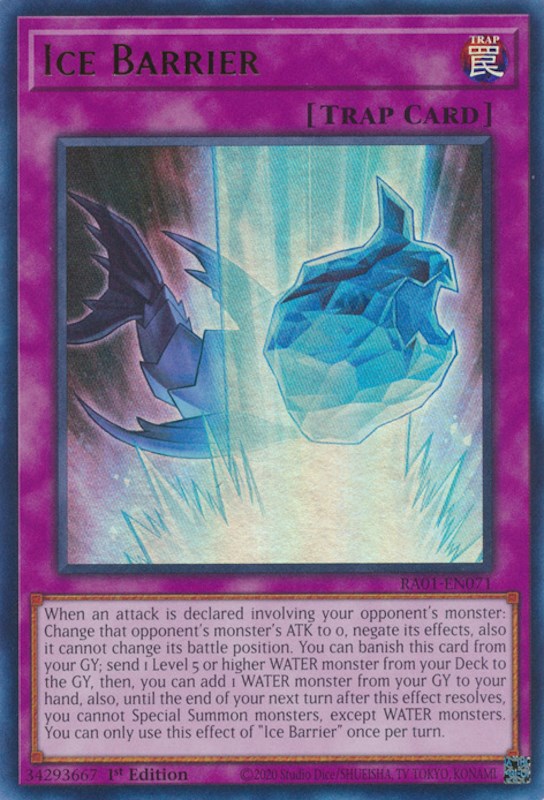Ice Barrier [RA01-EN071] Ultra Rare | Odin's Place