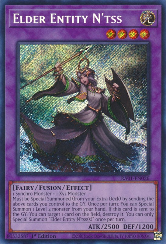 Elder Entity N'tss [RA01-EN026] Secret Rare | Odin's Place