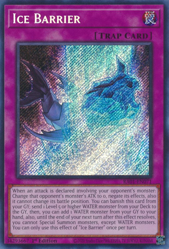 Ice Barrier [RA01-EN071] Secret Rare | Odin's Place