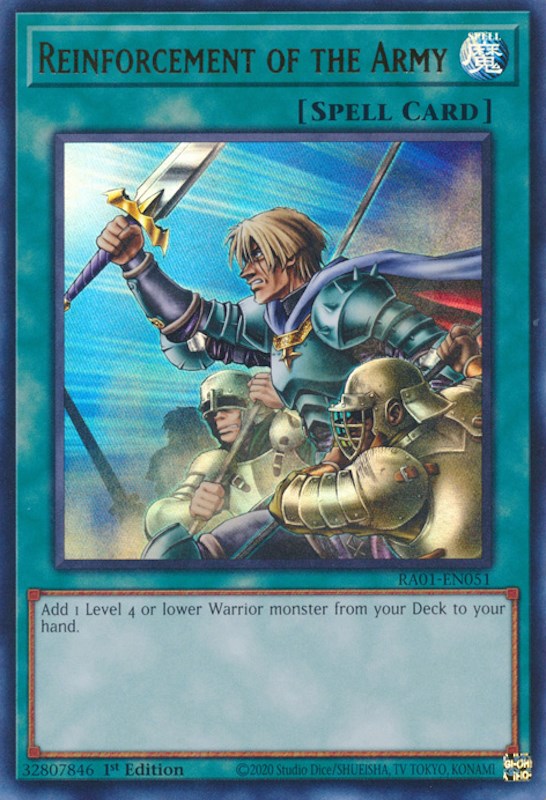 Reinforcement of the Army [RA01-EN051] Ultra Rare | Odin's Place