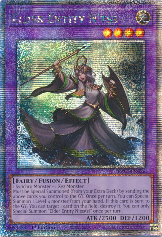 Elder Entity N'tss [RA01-EN026] Quarter Century Secret Rare | Odin's Place