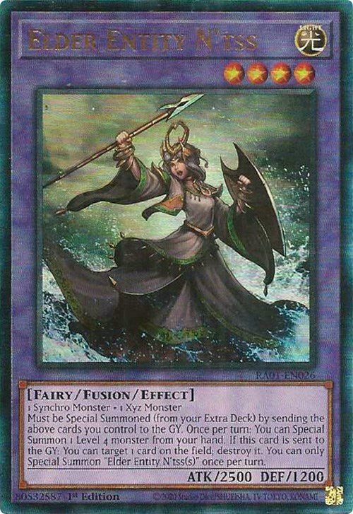 Elder Entity N'tss [RA01-EN026] Prismatic Ultimate Rare | Odin's Place
