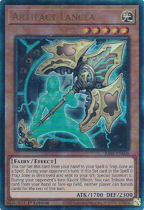 Artifact Lancea [RA01-EN006] Prismatic Ultimate Rare | Odin's Place