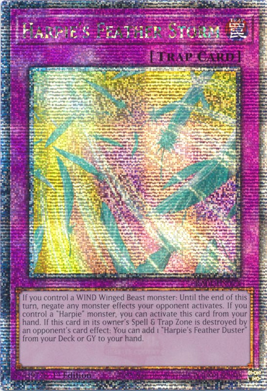 Harpie's Feather Storm [RA01-EN073] Quarter Century Secret Rare | Odin's Place