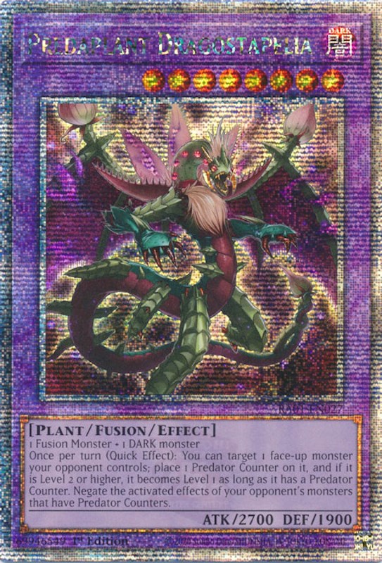 Predaplant Dragostapelia [RA01-EN027] Quarter Century Secret Rare | Odin's Place