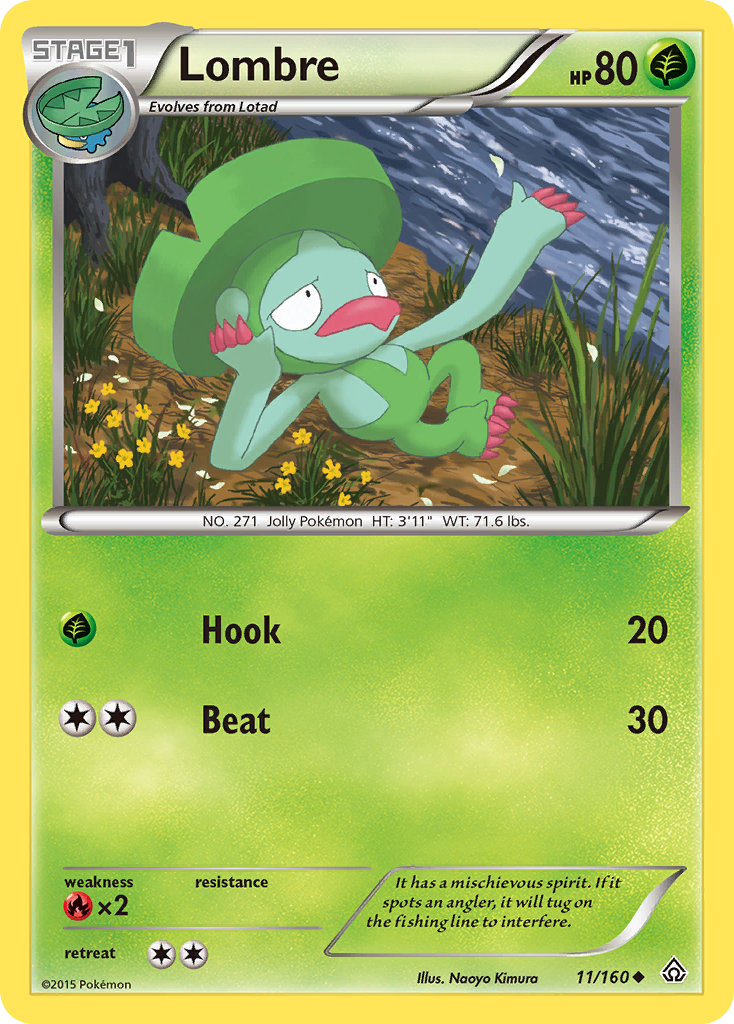 Lombre (11/160) [XY: Primal Clash] | Odin's Place