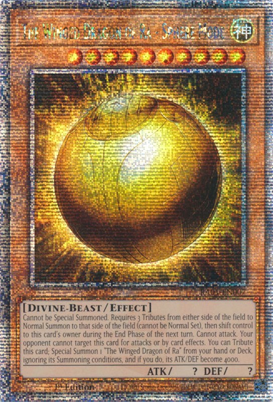 The Winged Dragon of Ra - Sphere Mode [RA01-EN007] Quarter Century Secret Rare | Odin's Place
