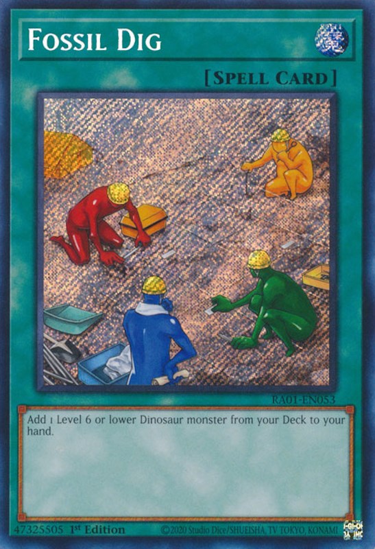 Fossil Dig [RA01-EN053] Secret Rare | Odin's Place