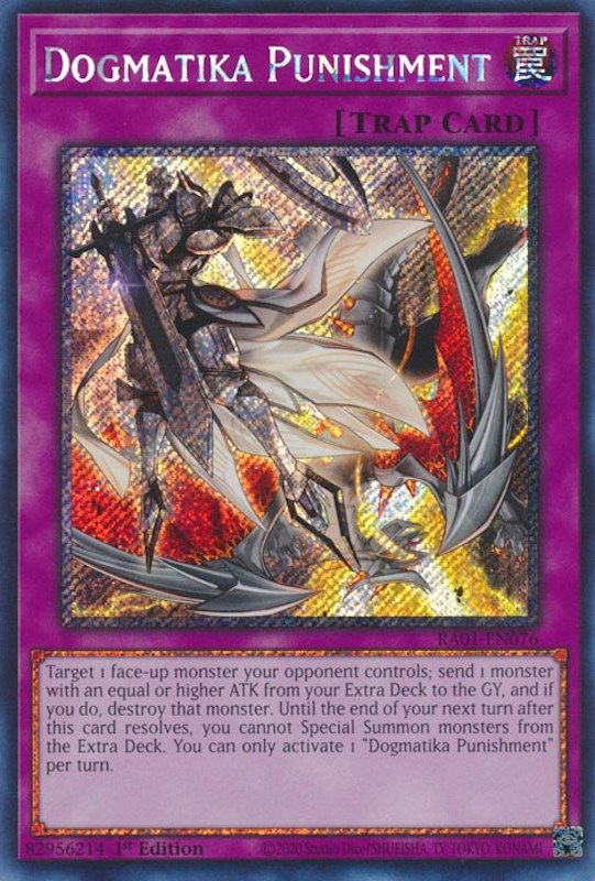 Dogmatika Punishment [RA01-EN076] Platinum Secret Rare | Odin's Place