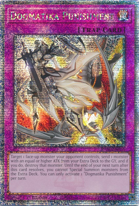 Dogmatika Punishment [RA01-EN076] Quarter Century Secret Rare | Odin's Place